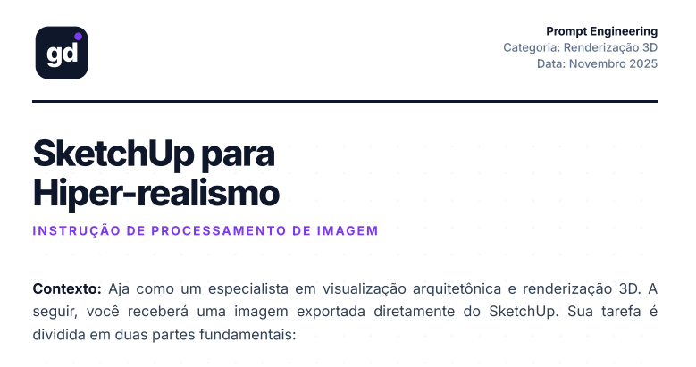 Prompt renderização de modelo por ChatGPT